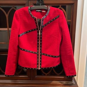 Karl Lagerfeld blazer jacket gold trim